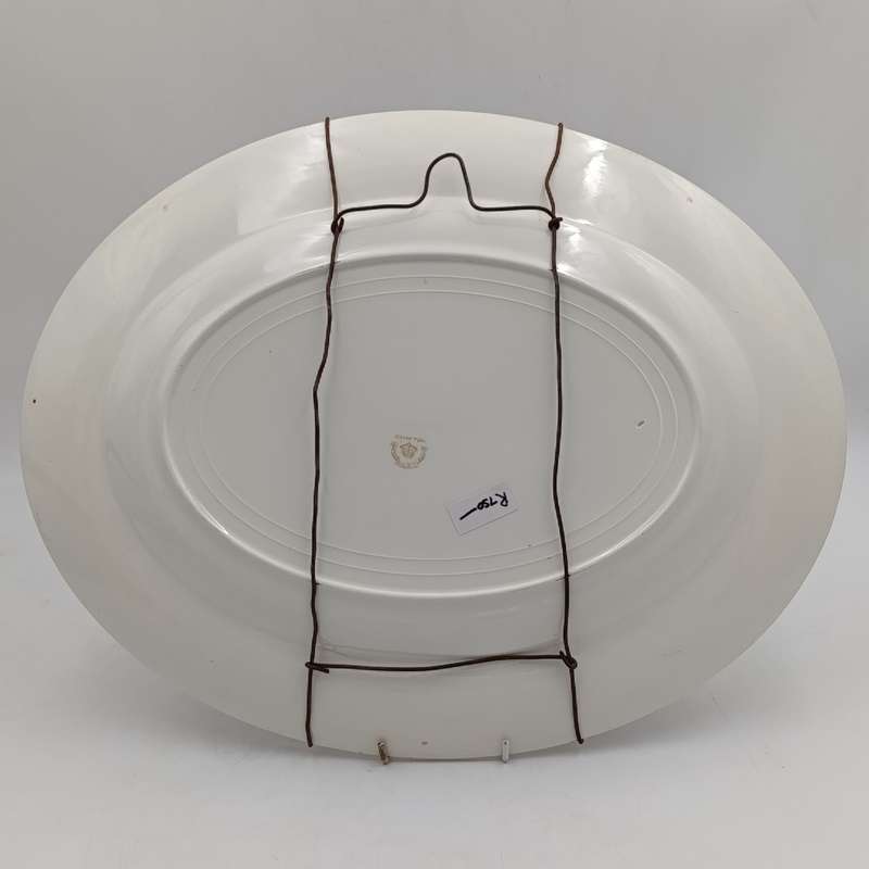 Antique Hampton oval large porcelain platter