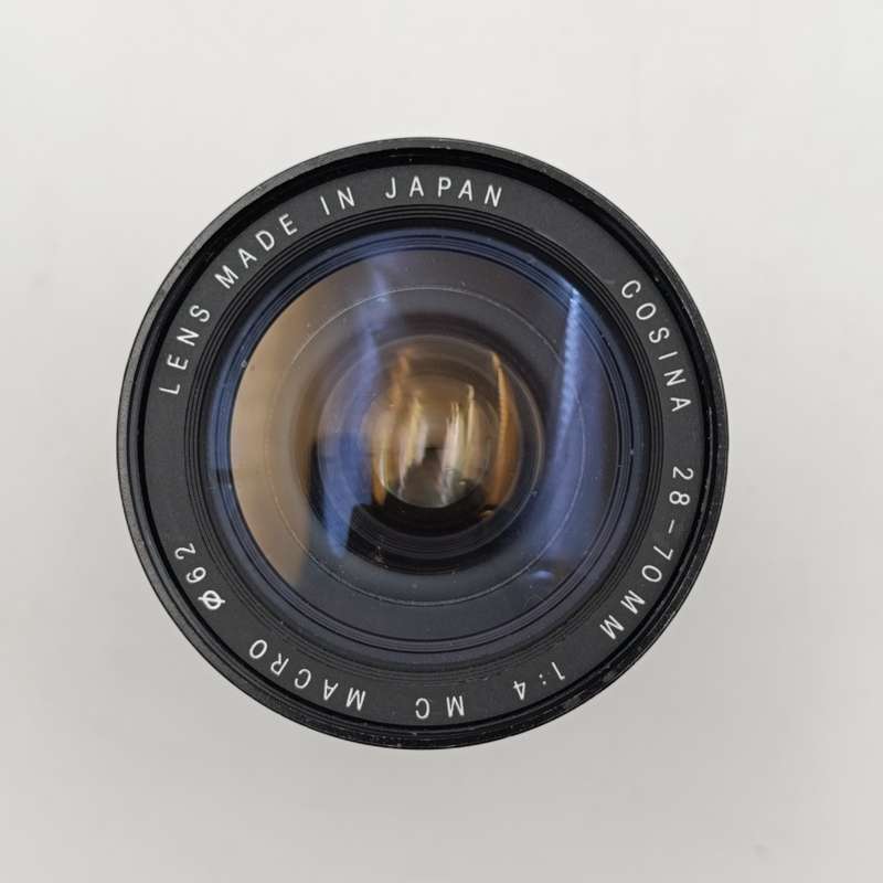 Vintage Cosina 28-70mm 1:4 MC Macro lens - lens is clean