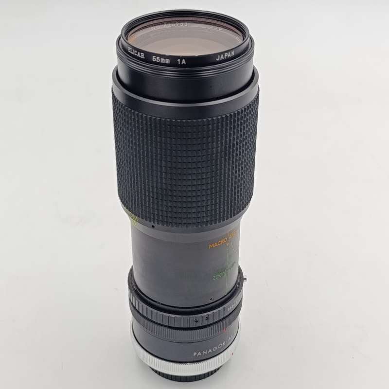 Vintage Elicar MC 80-205mm 1:3.8 Quick Macro lens in pouch - lens is clean