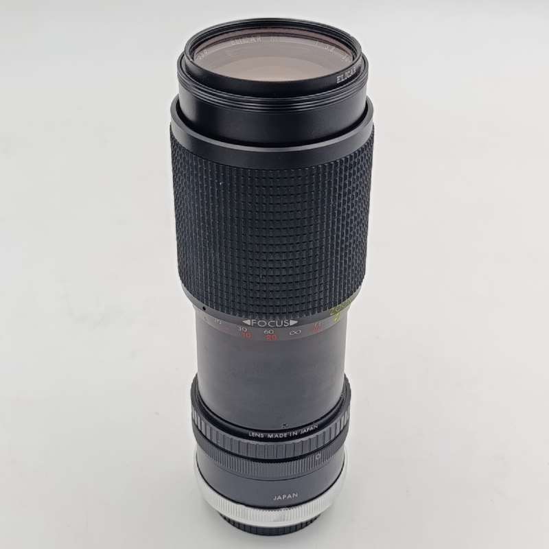 Vintage Elicar MC 80-205mm 1:3.8 Quick Macro lens in pouch - lens is clean