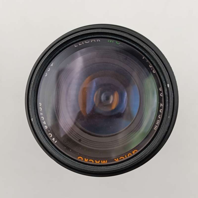 Vintage Elicar MC 80-205mm 1:3.8 Quick Macro lens in pouch - lens is clean