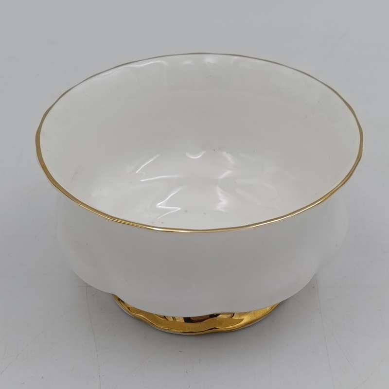 Royal Albert Val d`or porcelain tea set - 6 trios, milk jug and bowl