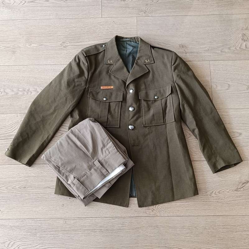 SADF tunic with trousers and Engelbrecht name tag