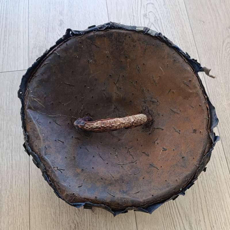 Antique 18th Century Ethiopian Amhara Shield and Shotel - used in Battle of Magdala