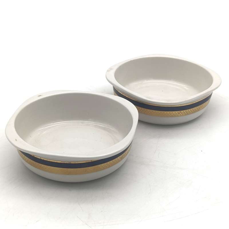 Pair of SA Airways porcelain trinket bowls