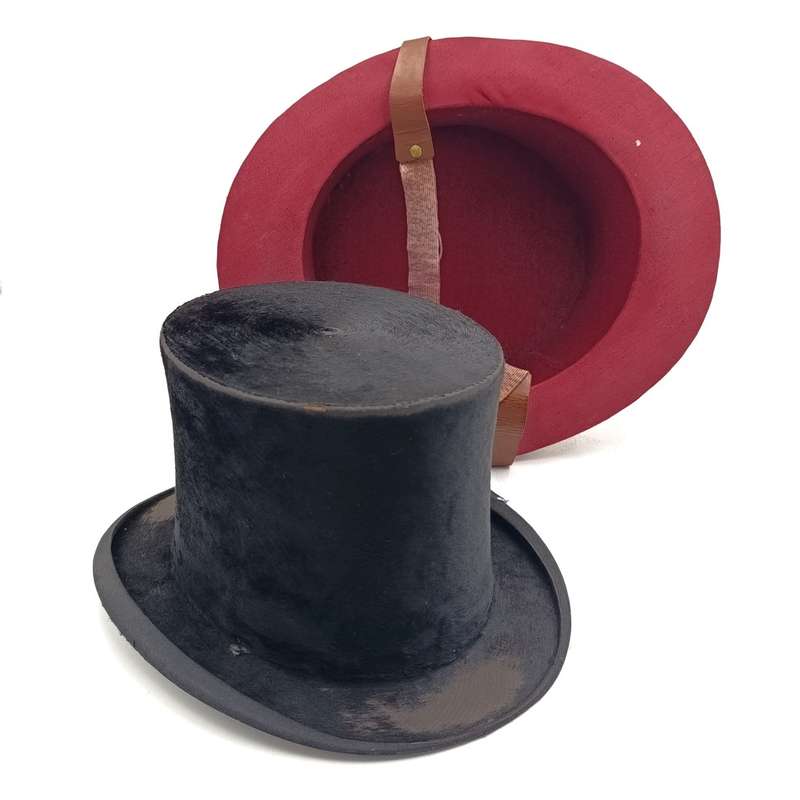 Antique De Wet Bros. Stellenbosch top hat