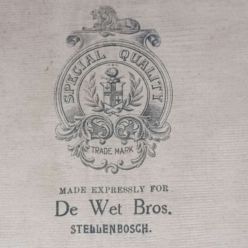 Antique De Wet Bros. Stellenbosch top hat