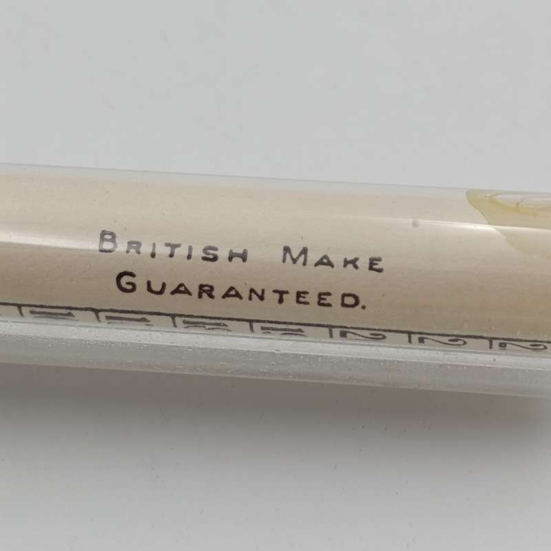 Vintage British made Diary thermometer in case
