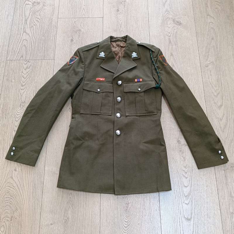 SADF 1 Special Service Buttalion tunic with insignia and lanyard