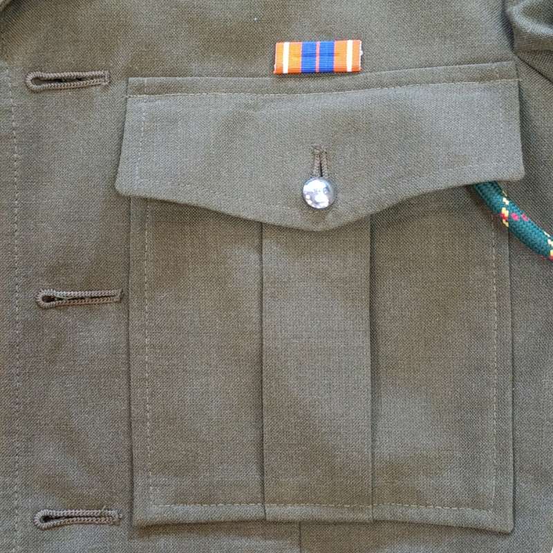 SADF 1 Special Service Buttalion tunic with insignia and lanyard