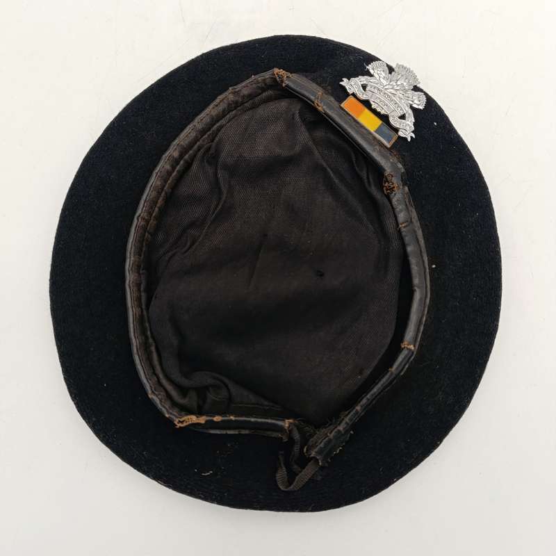 SADF Armoured Corps beret with badge and balkie - size 52