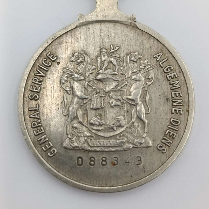SA Army General service medal with miniature # 088343