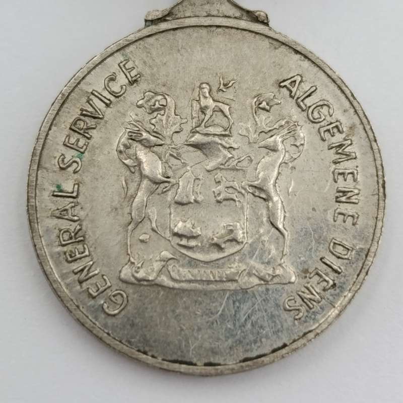 SA Army General service medal with miniature # 088343