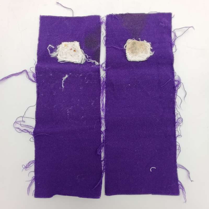 Pair of SA Navy Chaplain braided wire cloth rank badges as used for epaulettes