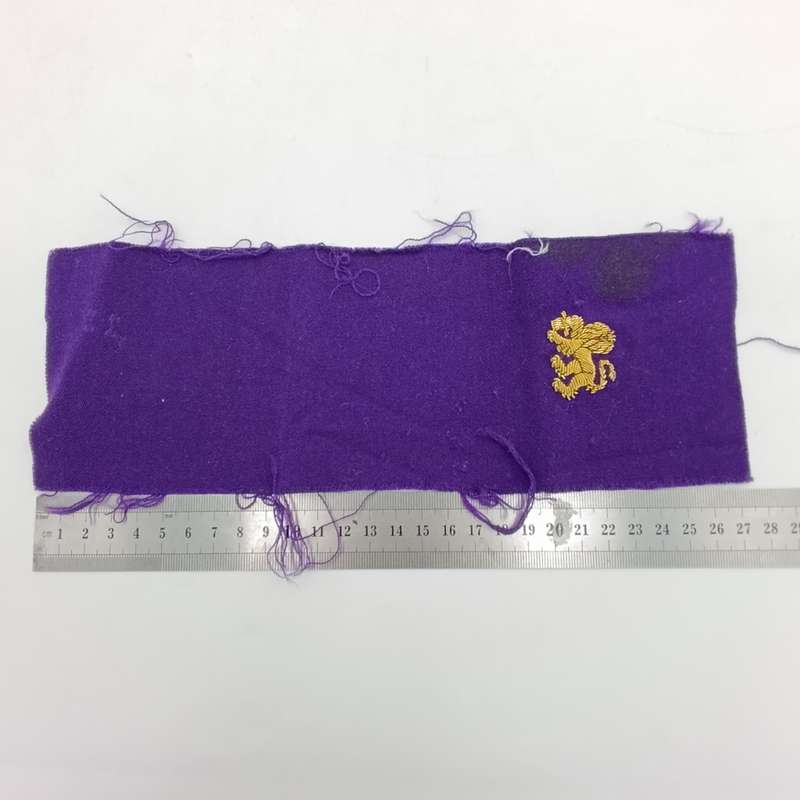 Pair of SA Navy Chaplain braided wire cloth rank badges as used for epaulettes