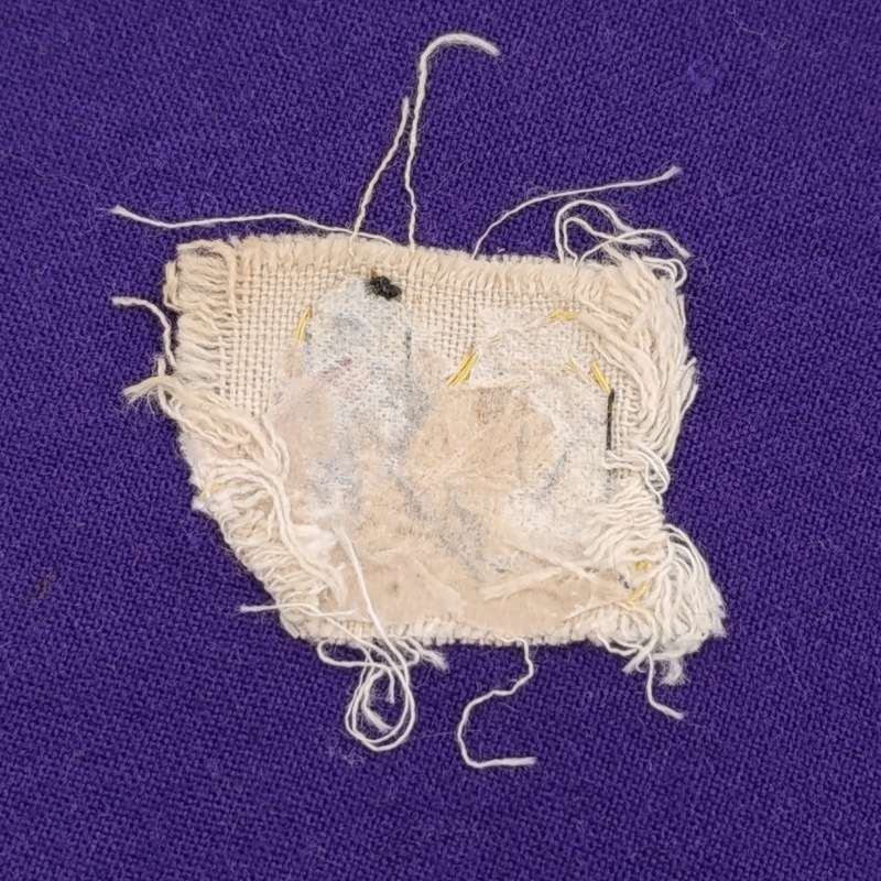 Pair of SA Navy Chaplain braided wire cloth rank badges as used for epaulettes