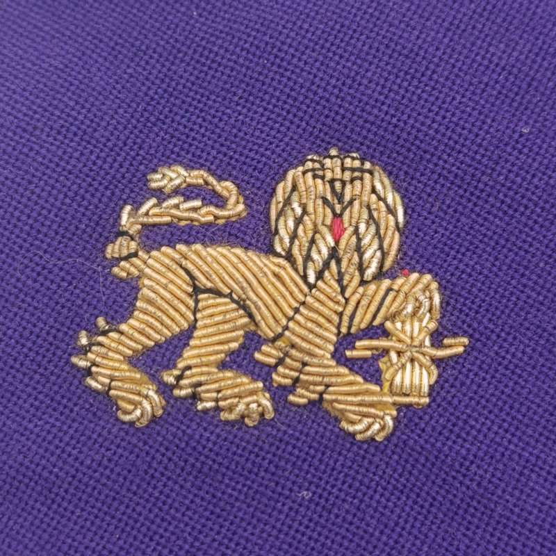 Pair of SA Navy Chaplain braided wire cloth rank badges as used for epaulettes