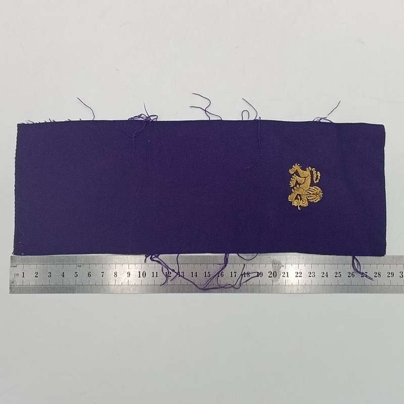 Pair of SA Navy Chaplain braided wire cloth rank badges as used for epaulettes