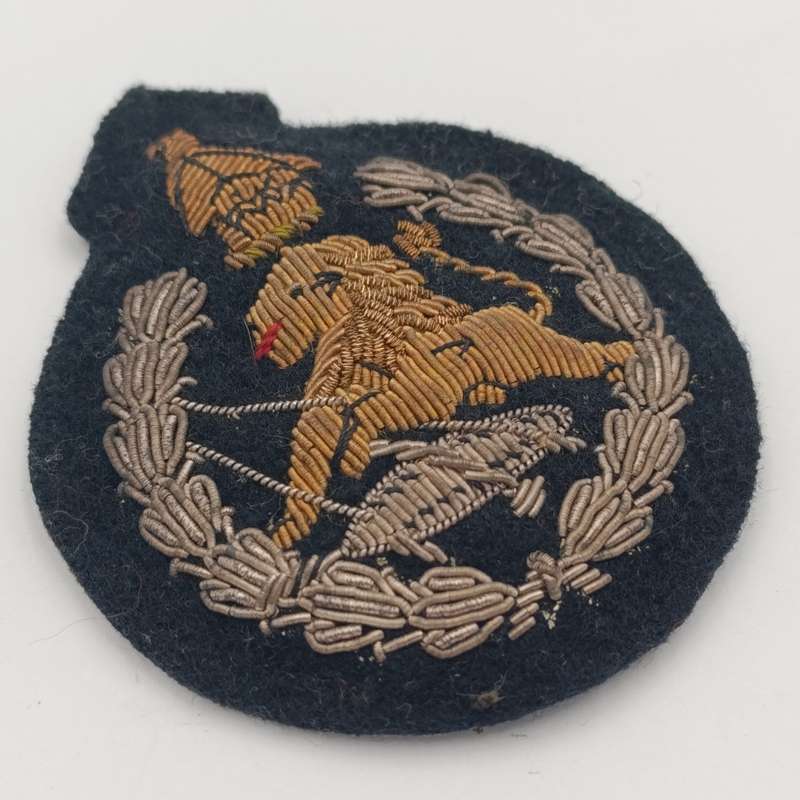Rhodesia BSAP bullion wire cap badge