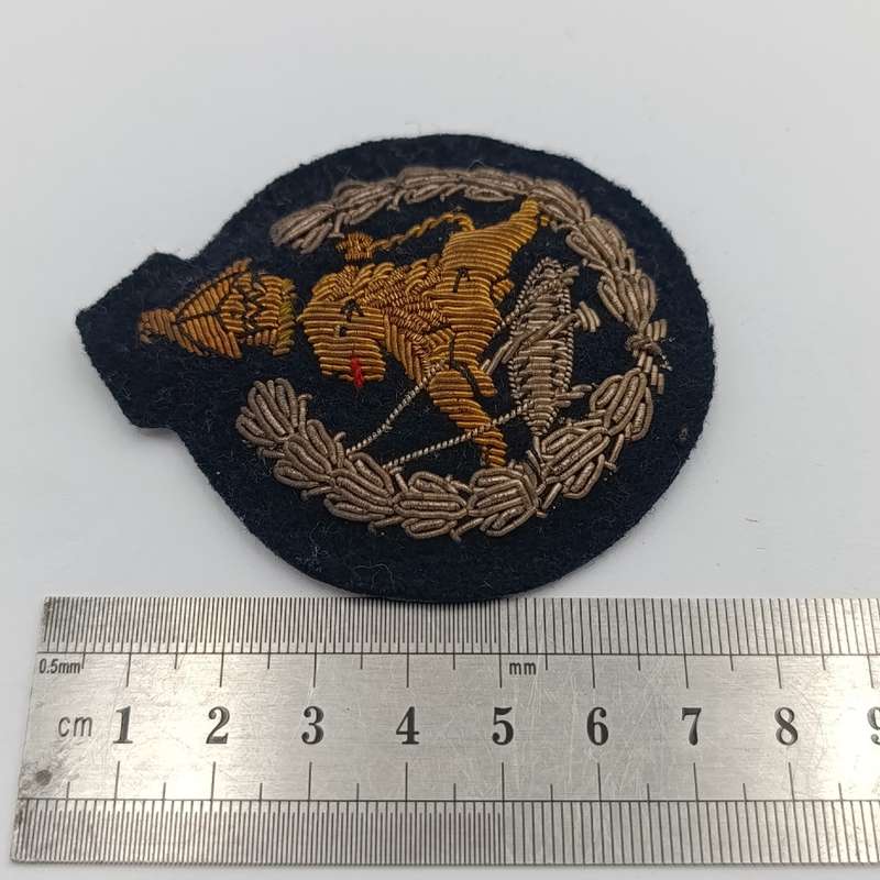 Rhodesia BSAP bullion wire cap badge