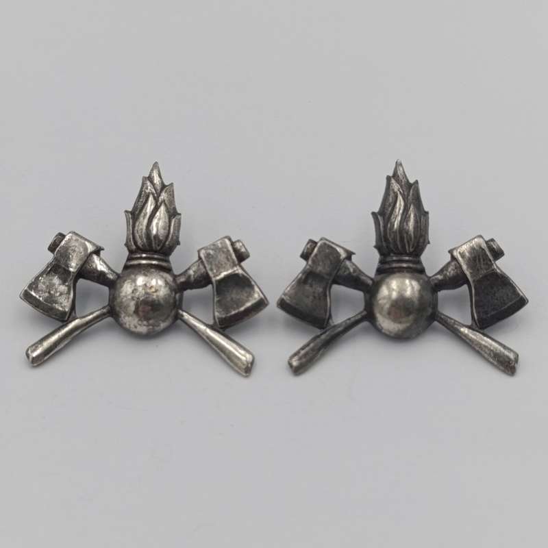 Pair of SWATF Engineers collar badges