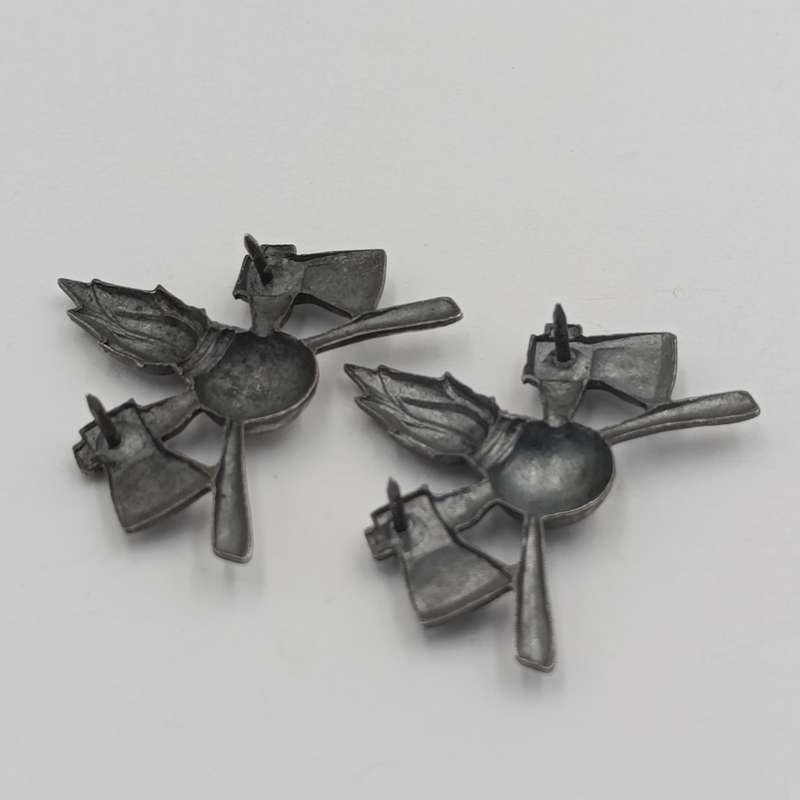 Pair of SWATF Engineers collar badges
