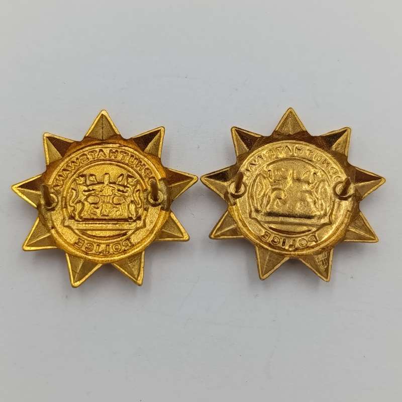 Pair of Bophuthatswana Police Collar badges