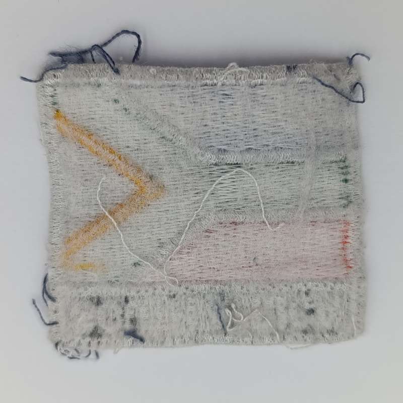 South African flag cloth badge