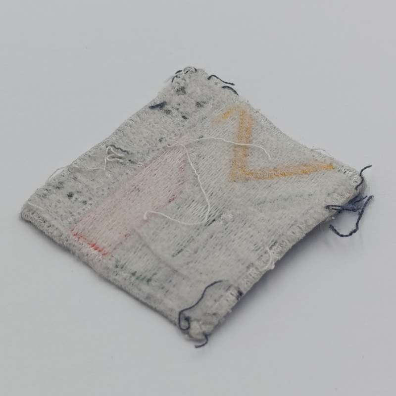 South African flag cloth badge