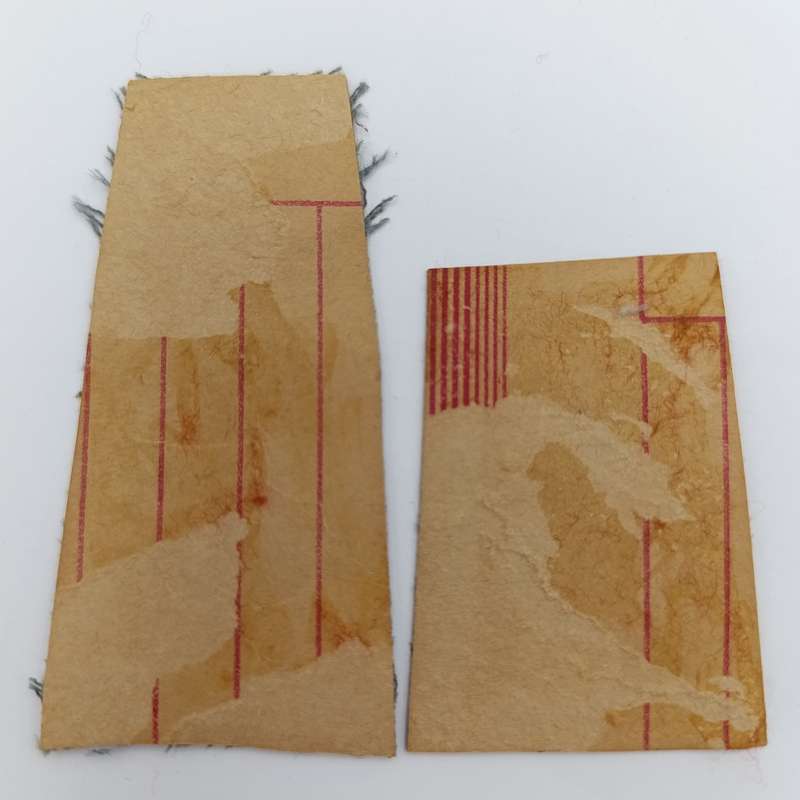 Lot of 2 Zimbabwe Republic Police epaulette cutouts