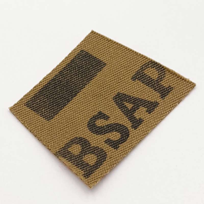 Set of 8 Rhodesia BSAP rank epaulette cutouts on board backing