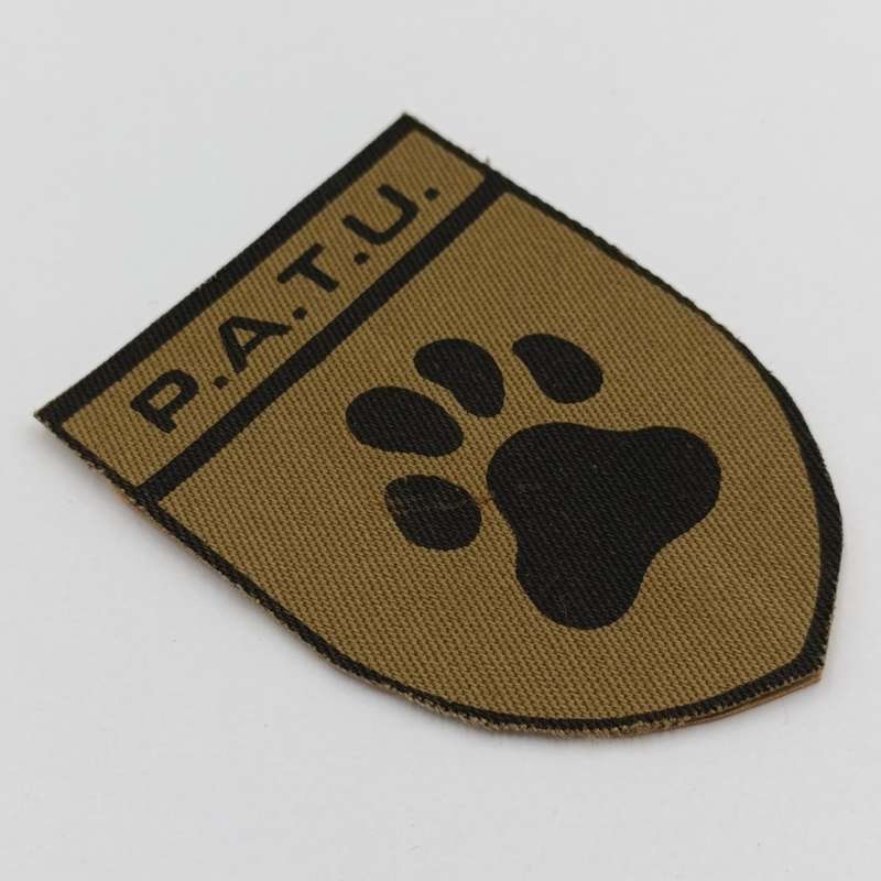 Rhodesia Police Anti Terrorism unit cloth badge on cardboard backing - not sure if authentic