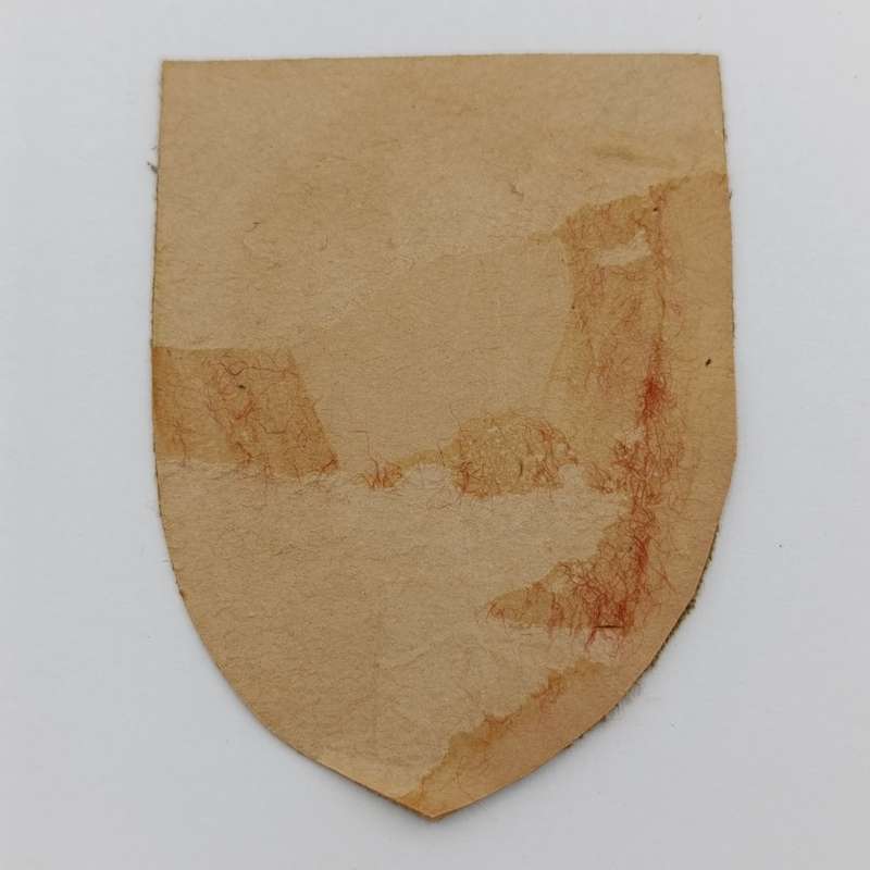 Rhodesia Police Anti Terrorism unit cloth badge on cardboard backing - not sure if authentic