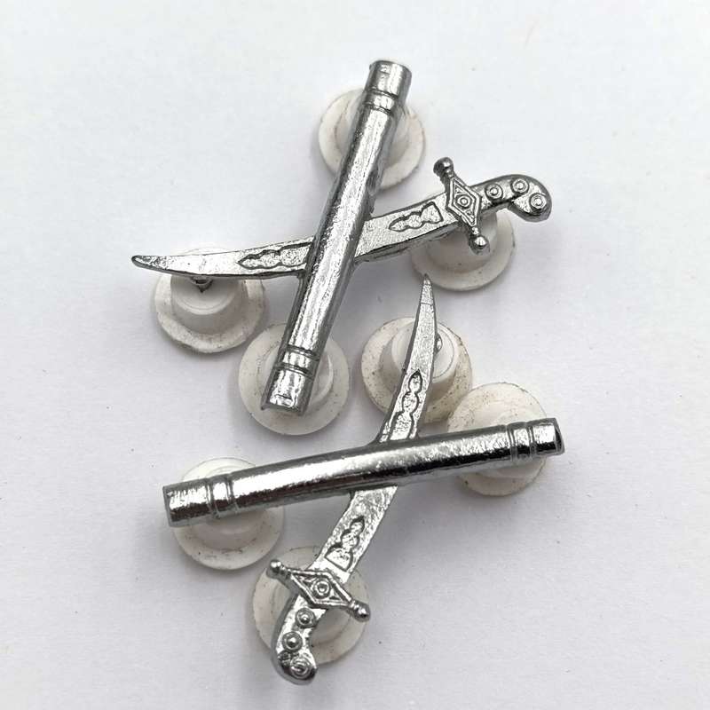 Pair of SA Army General`s rank badges - mess dress