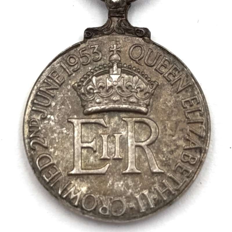 1953 Queen Elizabeth miniature coronation medal