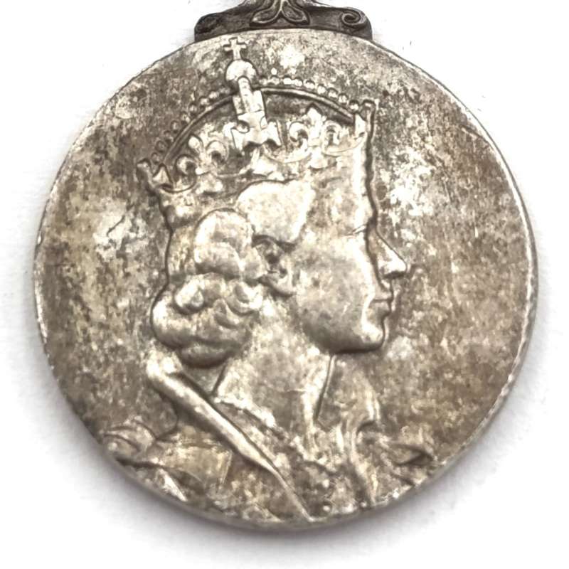 1953 Queen Elizabeth miniature coronation medal