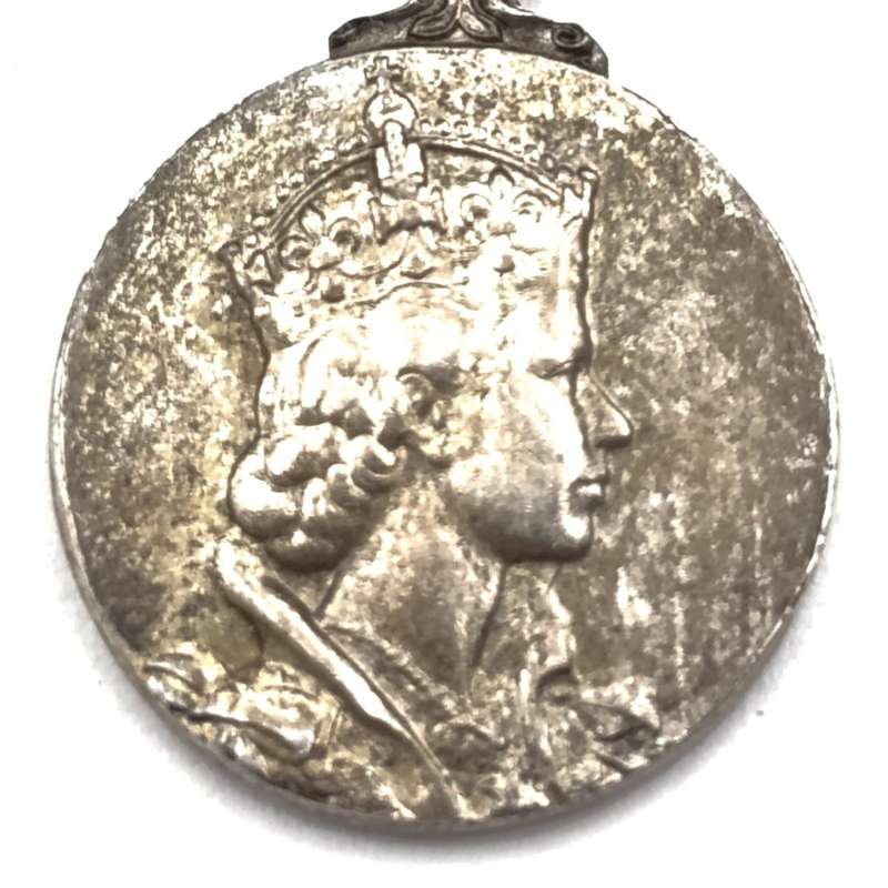 1953 Queen Elizabeth miniature coronation medal