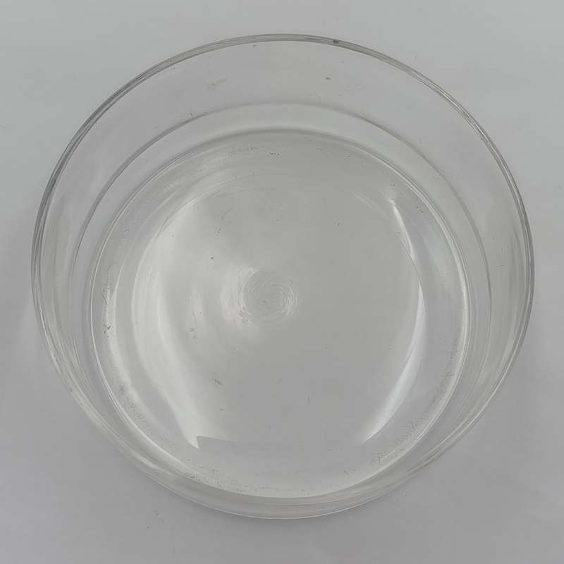 Vintage Lead Glass trinket bowl with sparrow etching on lid