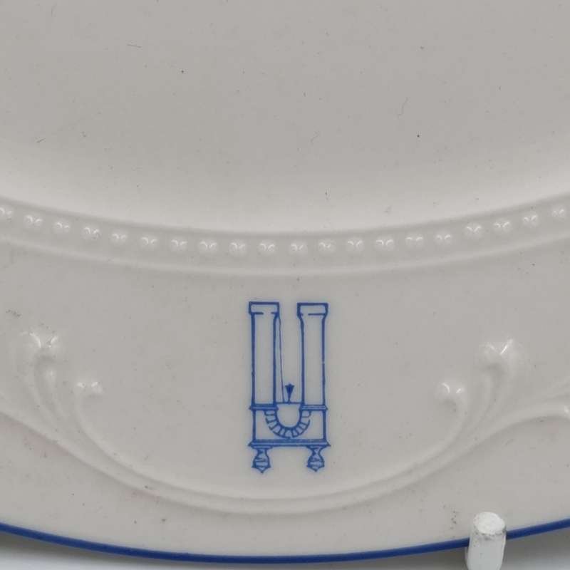 N.G Gemeente Paarl Strooidakkerk porcelain plate - No. 8 of 175 - Rare piece