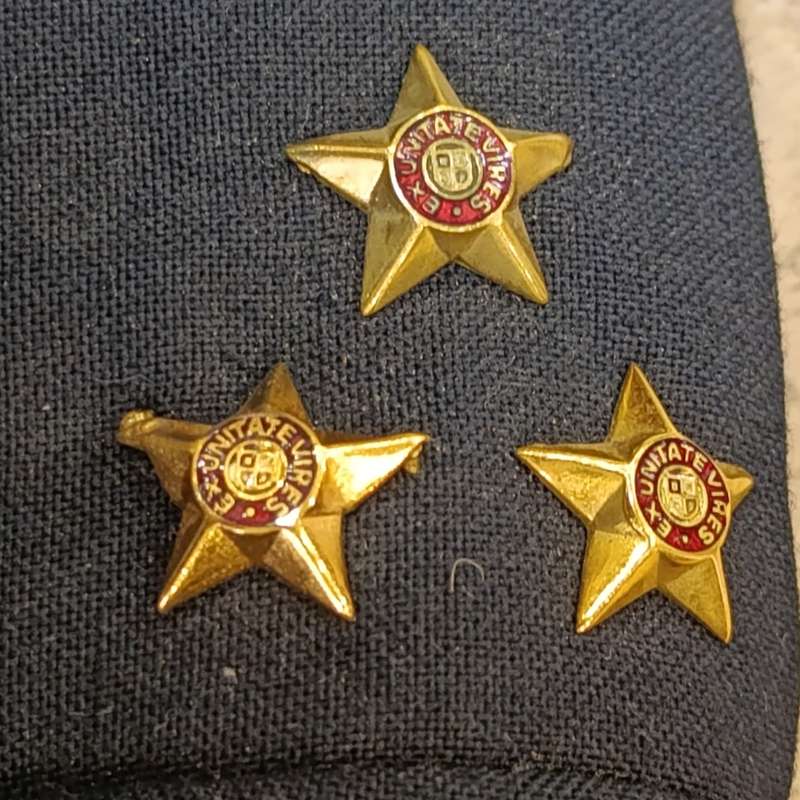 Old SA Police Brigadier mess dress with 4 miniature medals (star of merit missing front)