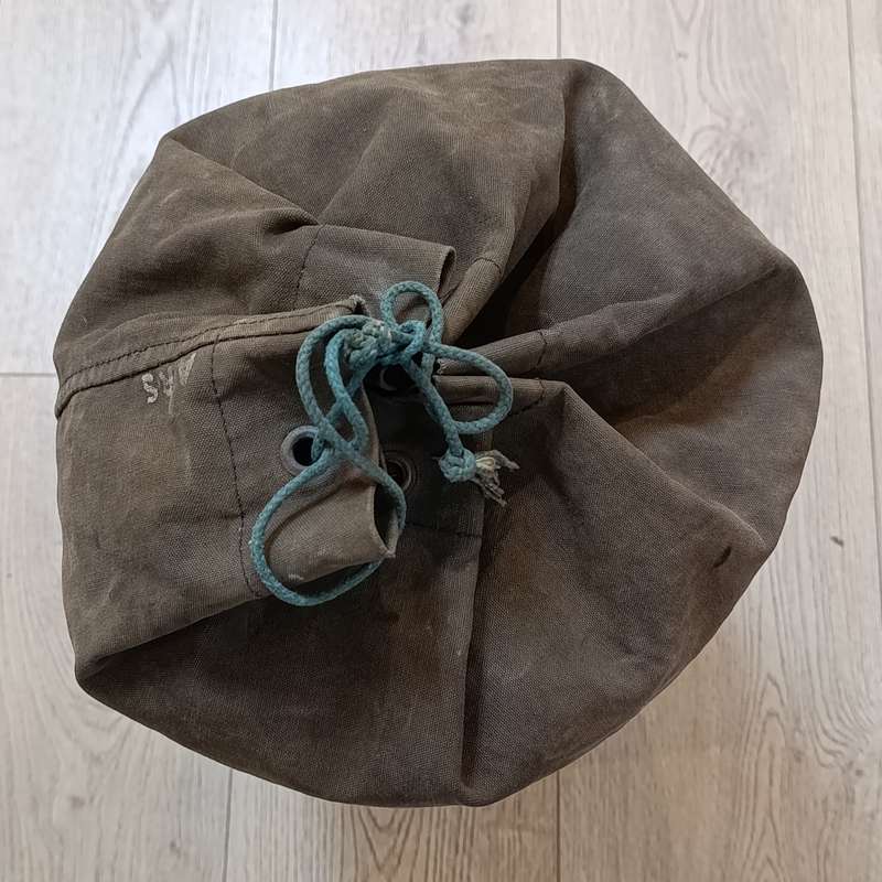 Old Military duffle bag of AR Smith 7th Buttalion - possibly Rhodesia