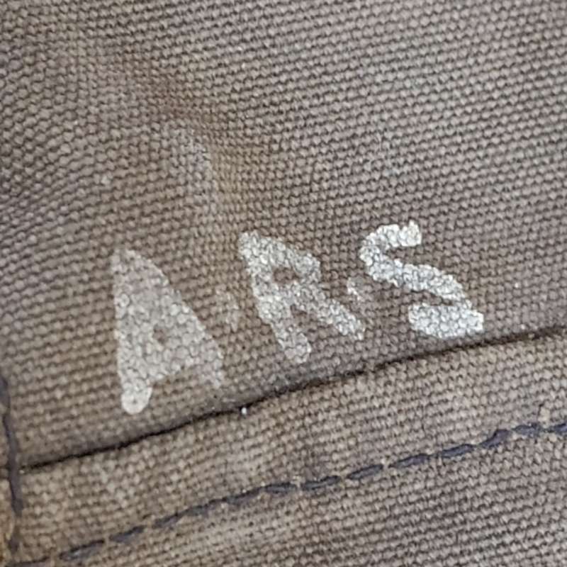 Old Military duffle bag of AR Smith 7th Buttalion - possibly Rhodesia