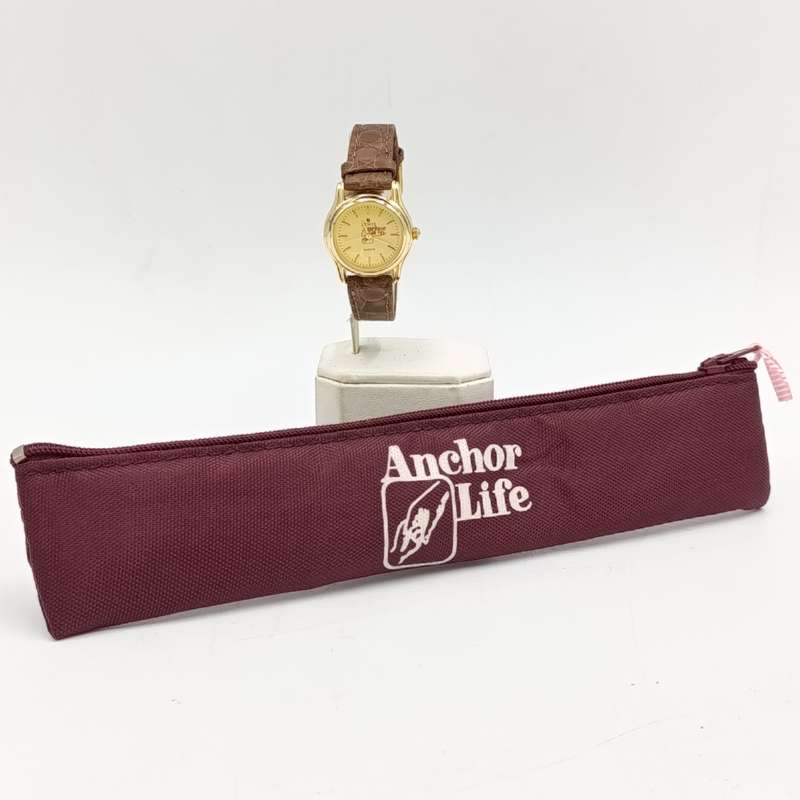 Anchor Life advertising quartz ladies watch in pouch working