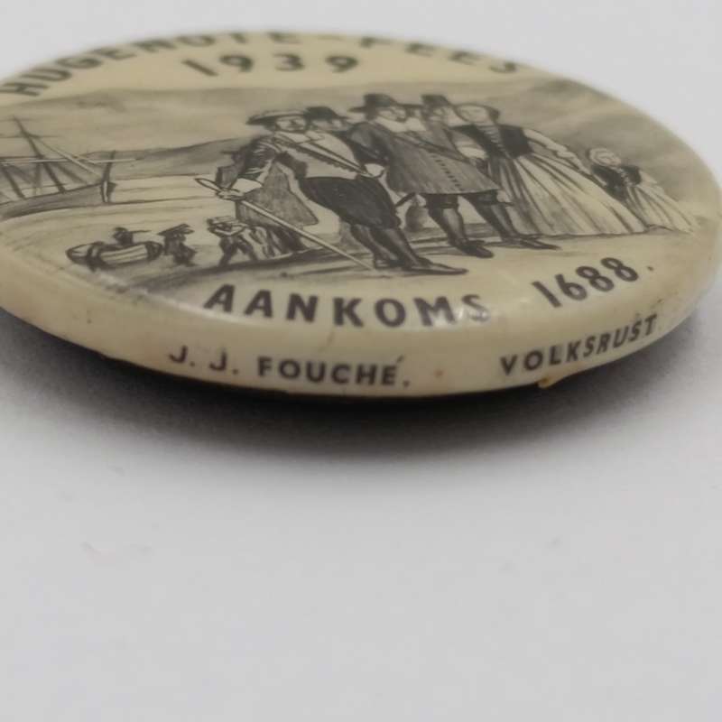 Vintage Hugenote-Fees 1939 - Aankoms 1688 lapel pin badge