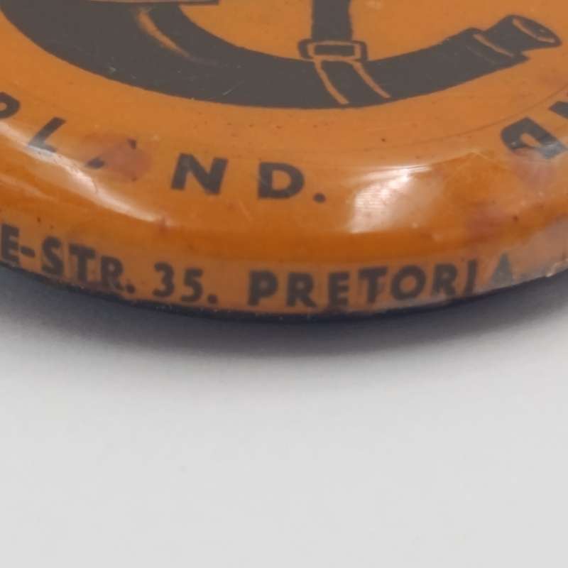 Vintage Nasionale Jeugbond Kaapland tinnie pin badge
