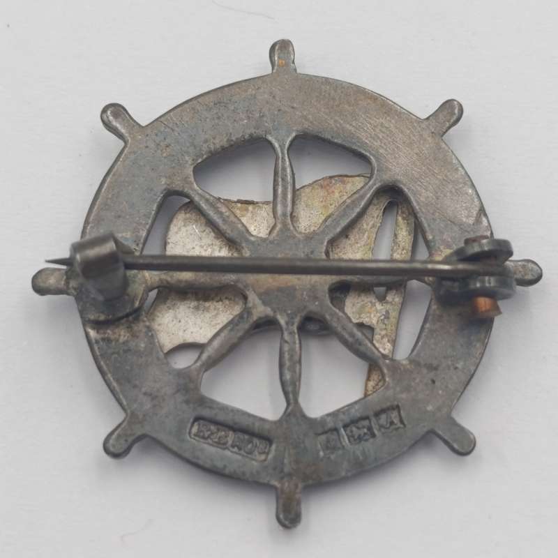 Vintage R.M.M.V Winchester Castle Sterling silver badge