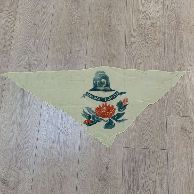 1938 Voortrekker Eufees Scarf - some small holes - rarely seen - overall in excellent condition