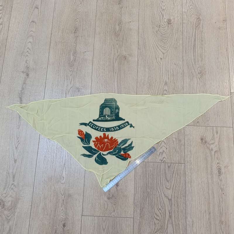 1938 Voortrekker Eufees Scarf - some small holes - rarely seen - overall in excellent condition