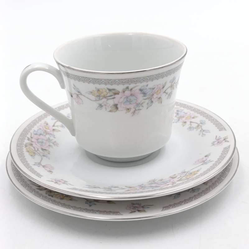Crescent China Porcelain trio