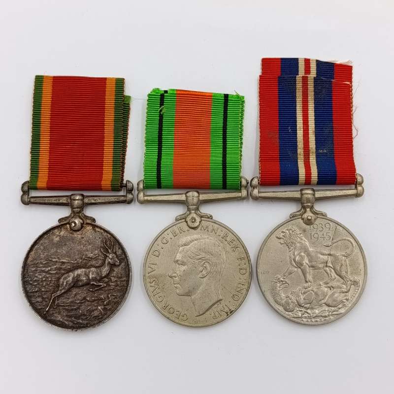 Set of 3 WW2 medals issued to 75192 D.M  Ovenstone